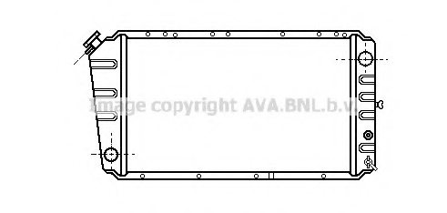 PRASCO SU2013 Radiator, engine cooling